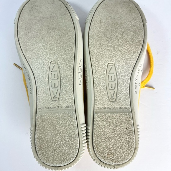 Keen yellow rubber toe sneakers size 7.5 lace up casual - Picture 7 of 7